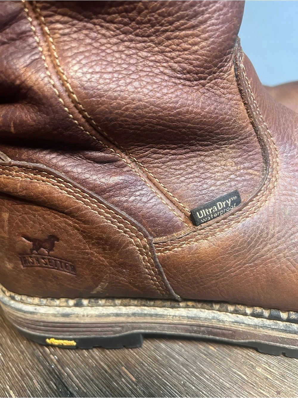 Irish Setter edgertone waterproof composite toe work boots size 11.5